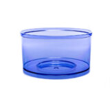 Blauer oberer Einfülltank als Ersatzteil für einen Stand-Wasserfilter von Lotus Vita.